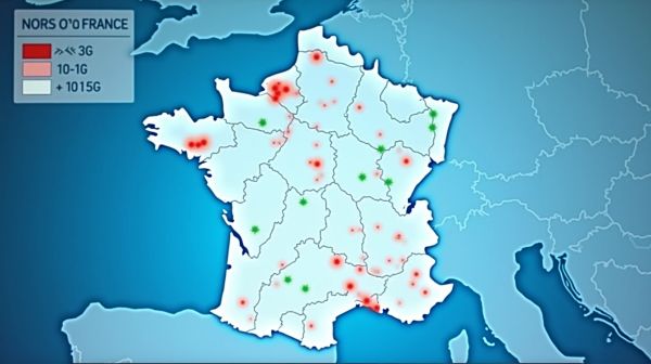 Localisez les antennes mobile 3G, 4G et 5G en France